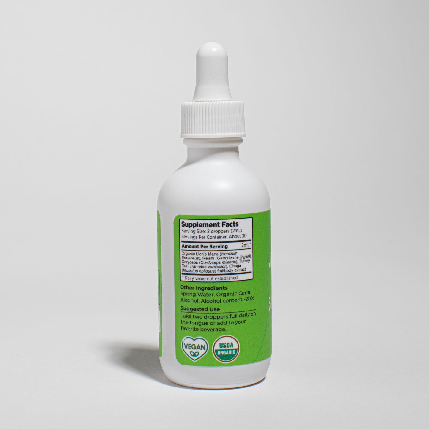 5 Mushrooms Natural Supplement Drops