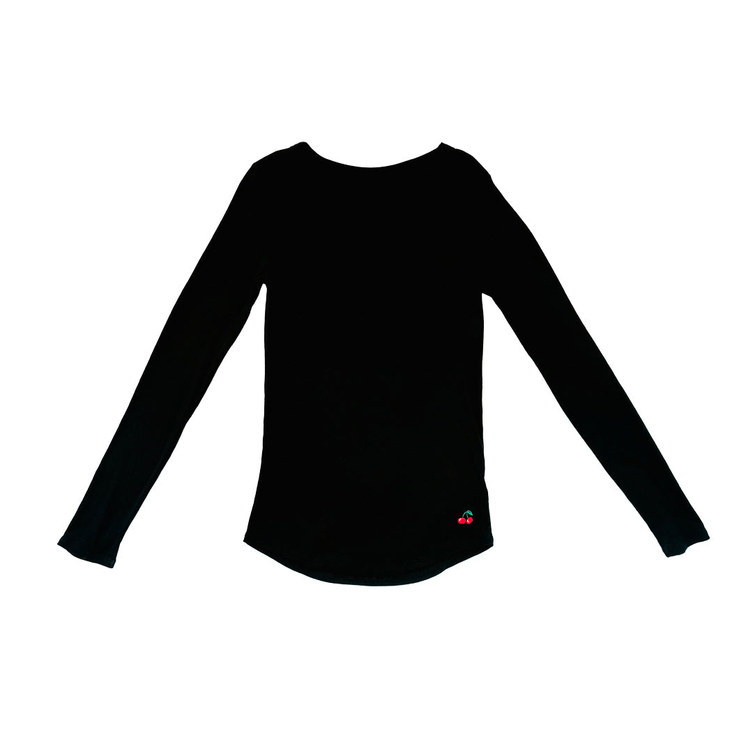 Juicy Ladies Cherry Long Sleeve Tee – 100% Organic Cotton