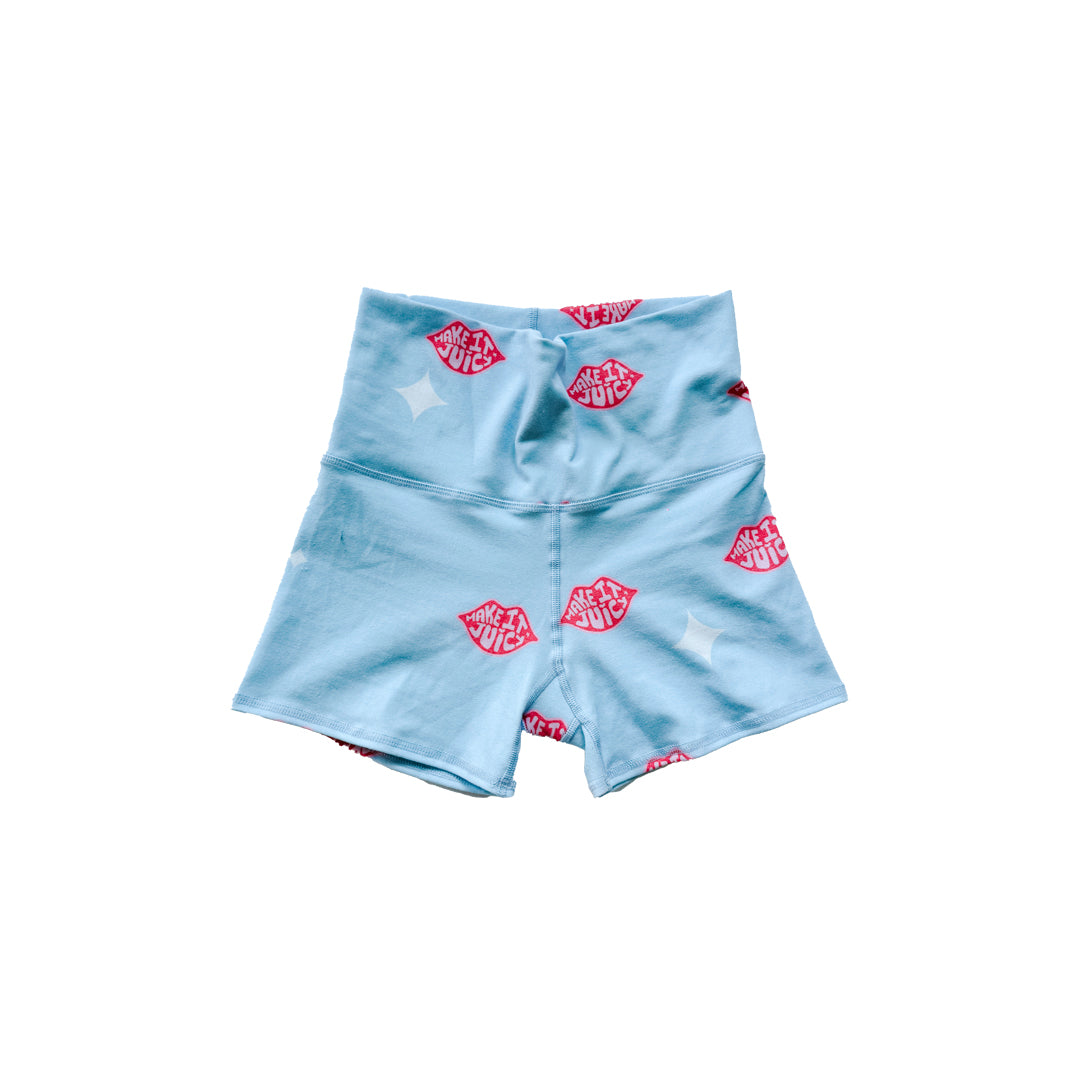 Make It Juicy High-Waisted Graphic Shorts