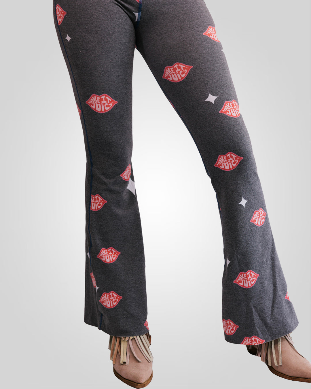 Juicy Ladies “Make It Juicy” Kiss Print Pants