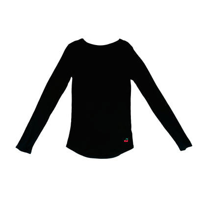 Juicy Ladies Cherry Long Sleeve Tee – 100% Organic Cotton